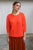 Magdalena - NIKITA Trui pullover Fluo Orange knit - NIK5100FLN