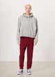 TRVL DRSS - Billy Cropped Hoody Sweater Grey Melange - 02-T1302 90E