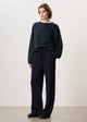 TRVL DRSS - THE JORY Sweater Ink blue green stripe - 03-T1317 64AA