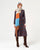 SURKANA - Striped knitted scarf Blue - 34BULE731_51