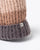 Surkana  - Striped knit beanie Chocolate - 35BUNA532