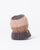 Surkana  - Striped knit beanie Chocolate - 35BUNA532
