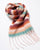 Surkana  - Flat multicolor striped scarf Maroon - 35BUNE731
