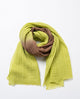 Surkana  - Rectangular tie-dye scarf Khaki - 35PADE224