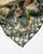 Surkana  - Square printed scarf silk Green - 35PASI225