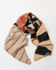 Surkana - Striped knit scarf Beige - 36BURA731