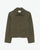Yerse - Black short cotton jacket Khaki - 43470