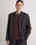 Yerse - Dark-grey striped v-neck blazer - 43872