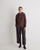 Yerse - Dark-grey striped barrel-leg trousers - 43873