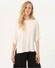 Surkana - French sleeve elastic T-shirt White - 514ESBU013
