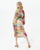 Surkana - Oversize midi dress with printed belt Multi - 524GIDY721