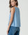 Surkana - Strap top V-Neck Sky Blue viscose - 525LISA023_50