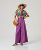 Surkana  - Pants wide purple - 526BAKU523