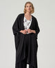 Surkana  - Kimono long black- 526BAMO319