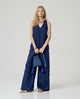 Surkana - One-piece jumpsuit Navy Blue - 526NAPE827