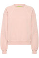 TheJoggConcept - JCRUBI CUTLINE SWEATER cotton Almond Blossom - 22800802