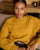 Surkana - Round-neck sweater with puffed raglan sleeves Mustard - 555ALBO231