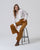 Surkana  - Flared pants with patch pockets Mustard - 555LIYU523