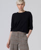 Surkana  - Three-quarter sleeve sweater Black - 555LIZA238