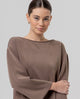Surkana - Boxy fit t-shirt Taupe - 556BAMU018