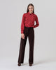 Surkana - Straigh-leg trousers Chocolate - 556BAXY513