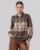 Surkana - Puff shoulder shirt Light came Viscose - 556CAXE121