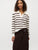 MBYM - BRAVA Stripe Sika-M Knit Java Sugar Stripe pullover - 55810196
