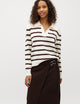 MBYM - BRAVA Stripe Sika-M Knit Java Sugar Stripe pullover - 55810196