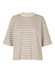 MBYM - Emrys-M Betsy Stripe Top T-shirt Island Fossil - 56589020