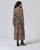 Surkana  - Long V-neck dress with waist drawstring Multi - 565IRAL721