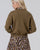 Surkana  - Round-neck sweater Khaki dark - 565LINY236