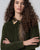 Surkana  - Faux fur knit jacket Green - 565MAFE331