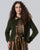 Surkana  - Faux fur knit jacket Green - 565MAFE331