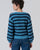 Surkana  - Two-tone recycled chunky knit sweater Blue - 565MARA231