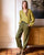 Surkana  - Oversized cable-knit sweater Khaki dark - 565NIAR231