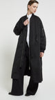 Ottod'Ame - Fake Down Jacket woven Nero - LGD - OG6141