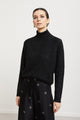 Ottod'Ame - Wool blend sweater Nero knit - DK9271