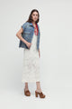 Meme Road - Gilet Cotton jeans unica - MRK705