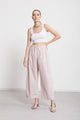 Ottod'Ame - poplin cropped trousers Madame cotton - DP9851