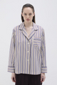 Phisique du role - PAJAMA SHIRT IN STRIPED TECHNICAL HAND COTTON Butter - 26W171