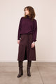 Ottod'Ame - Sweater pullover Ofelia Aubergine - DK9253-1