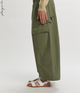 Phisique du role - Over Cargo pants in rip stop verde cotton - 26P005