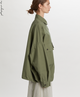 Phisique du role - Over bomber in rip stop Verde Mil cotton - 26P002