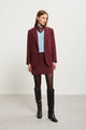 Ottod'Ame - Oversize blazer rouge noire - DG6080