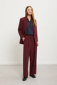 Ottod'Ame - Pant Palazzo trousers rouge noire - DP9926