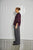 With Black - WBLGRAZIE Half Sleeve Top Windsor Wine - 00001427