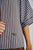 With Black - WBLHELEN Batsleeve Shirt Brown Stripe cotton - 00001493