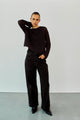 With Black - WBLHAZEL Turn up jeans Washed Black cotton - 00001261