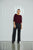 With Black - WBLKAI SS PULLOVER Wine Melange - 00001439