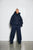 With Black - WBLKYLIE Real Down Jacket Mid Night Blue recycled polyester - 00001411